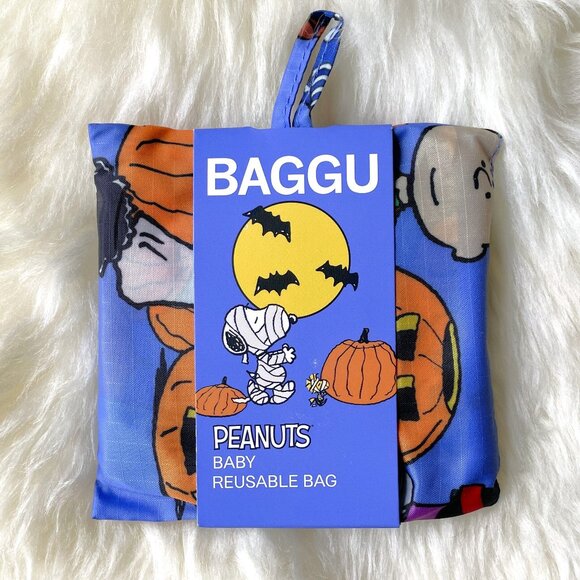 BAGGU x Peanuts Baby Reusable Bag - Pumpkin Patch - Picture 1 of 5